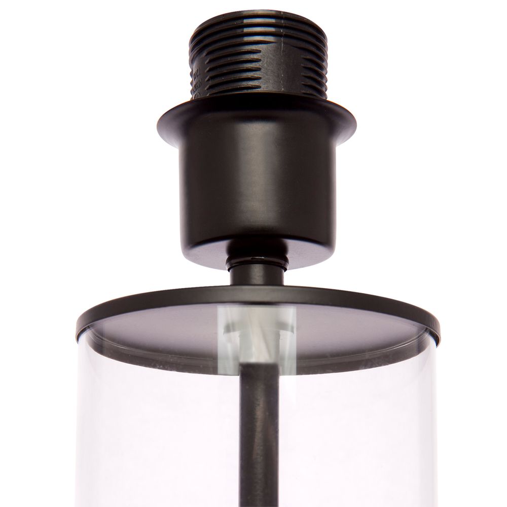 East Side Table Lamp Black Base With Black Shade - 12207