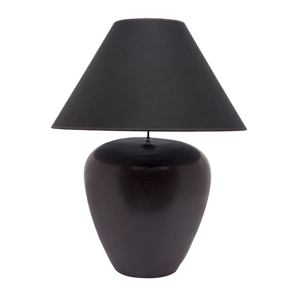 Picasso Table Lamp Black Base With Black Shade - B13295