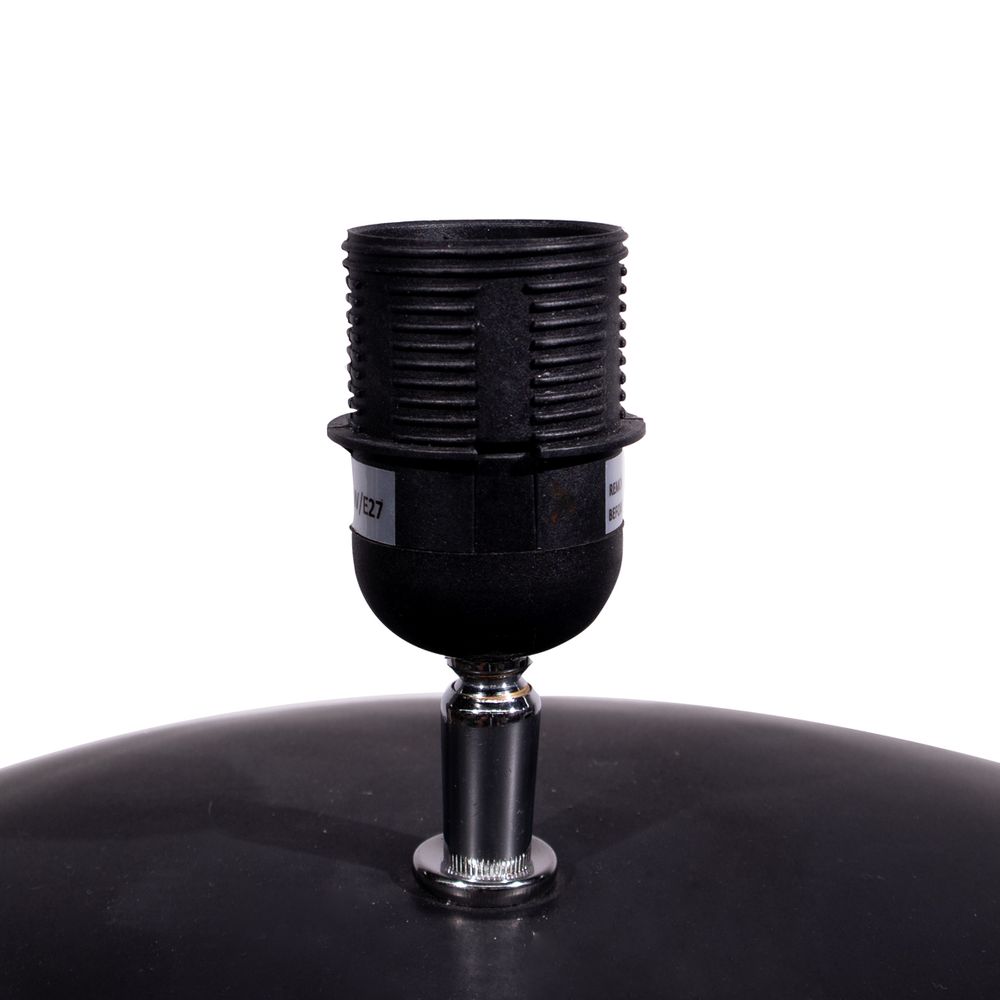 Picasso Table Lamp Black Base With Black Shade - B13295