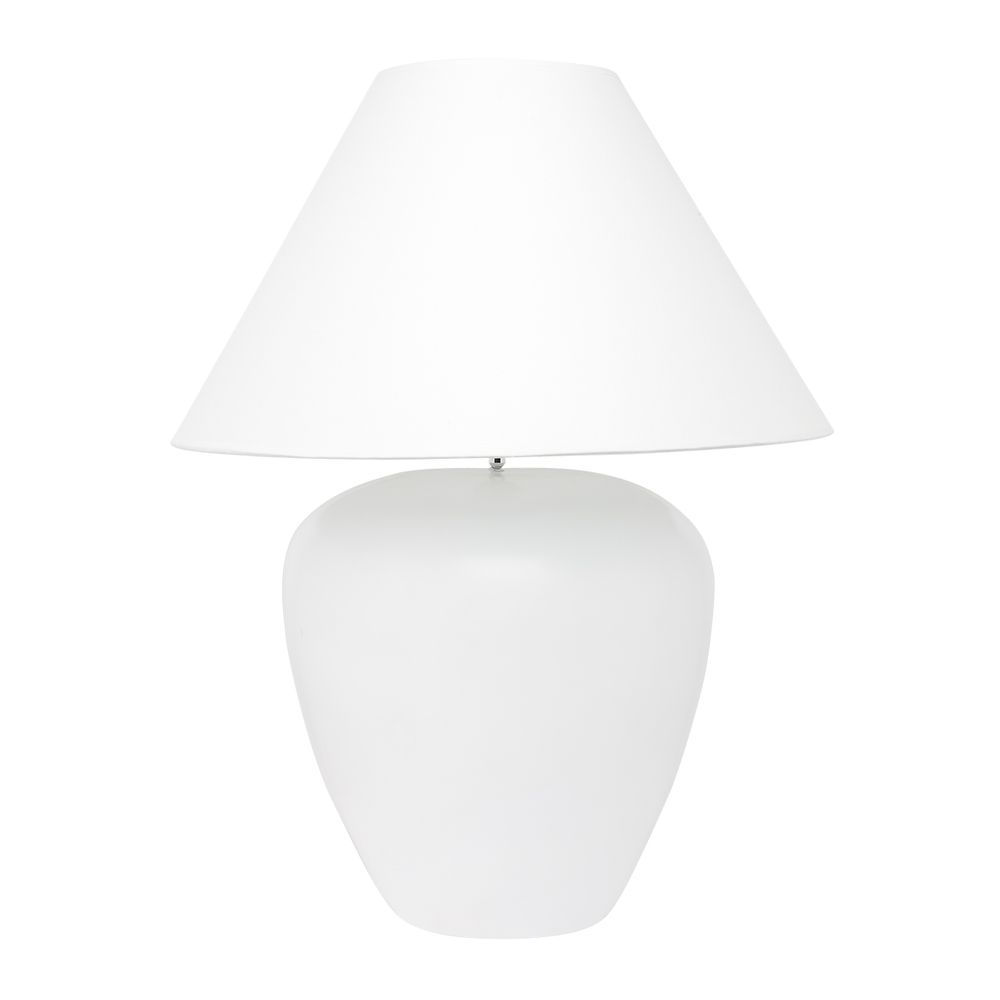 Picasso Table Lamp White Base With White Shade - B13285