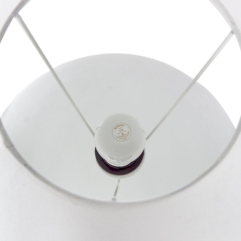 Picasso Table Lamp White Base With White Shade - B13285