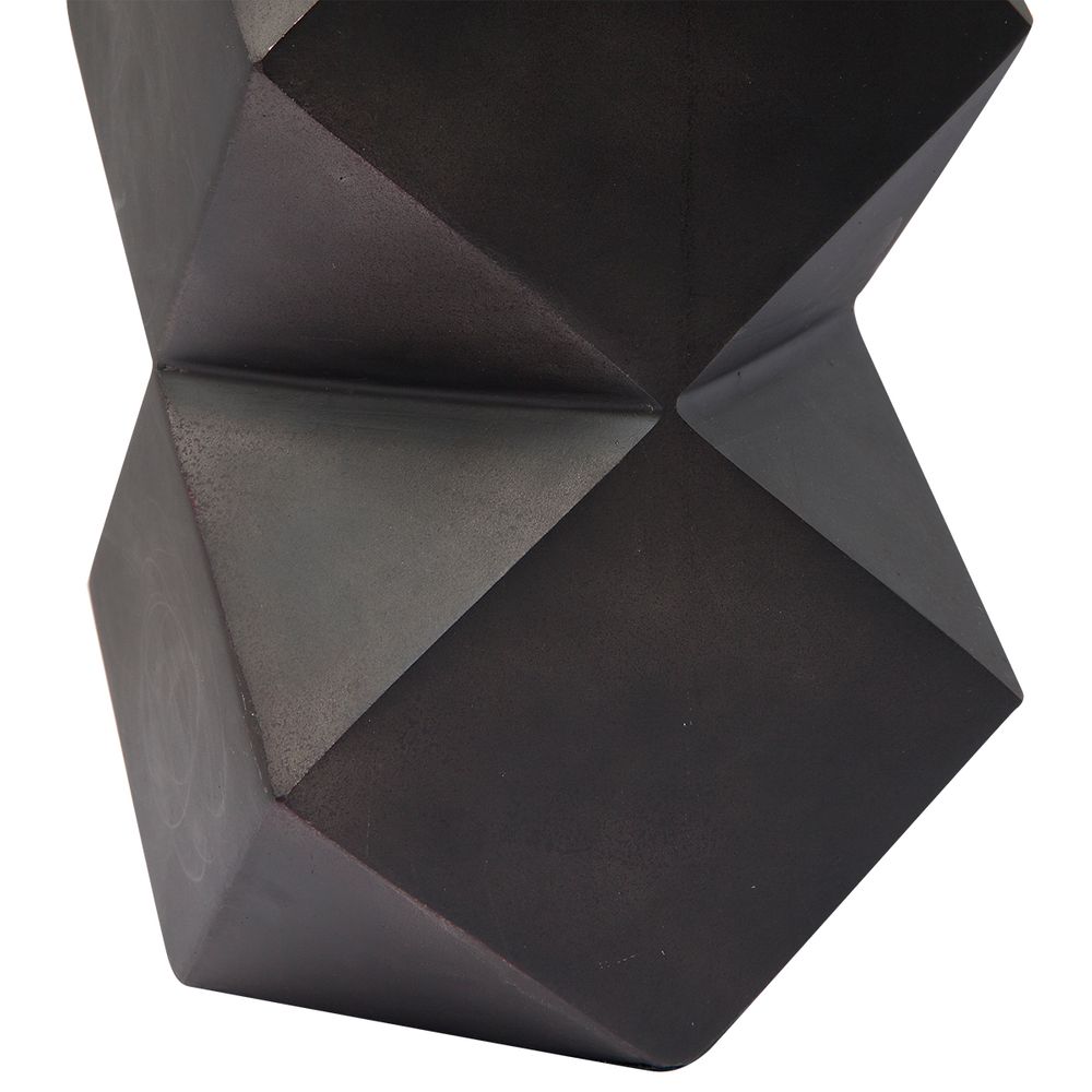 Berlin Table Lamp Black Base With Natural Shade - 12245