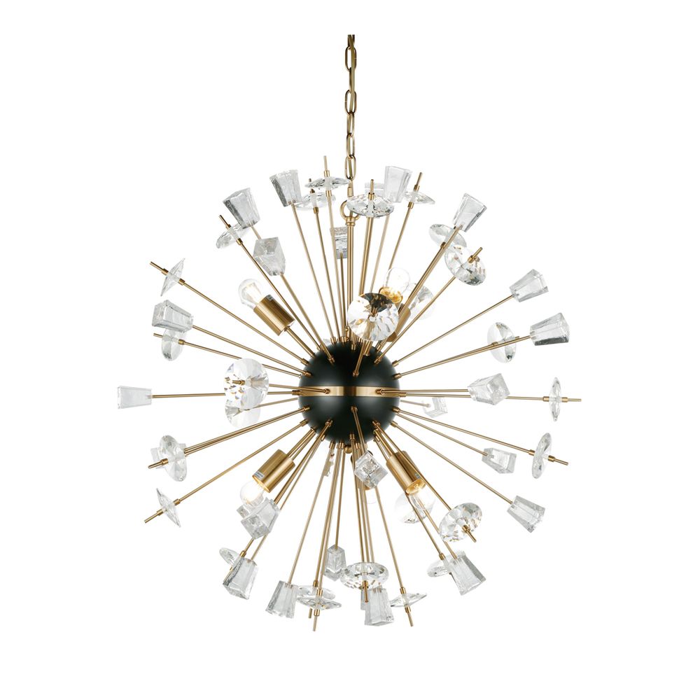 Hudson Pendant Light Brass & Black - 20717