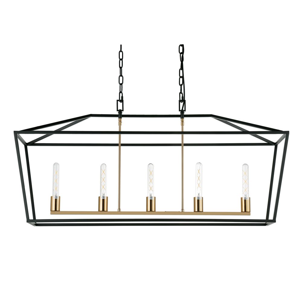 Le Mans Large Pendant Light Black - 20722