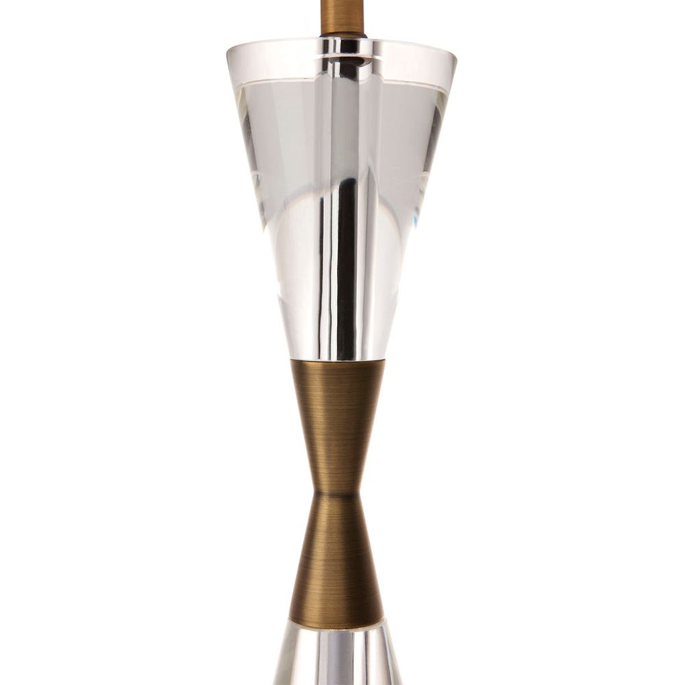 Spirit Table Lamp Nickel Base With White Shade - 12181