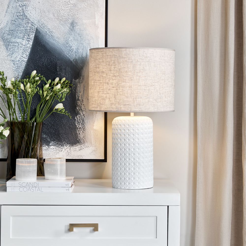 Patronga Table Lamp White - 13311