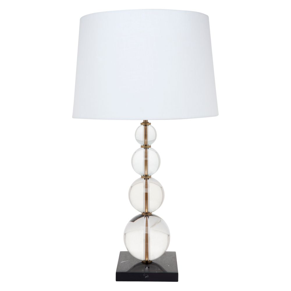 Gabrielle Table Lamp Gold Base With White Shade - B11757
