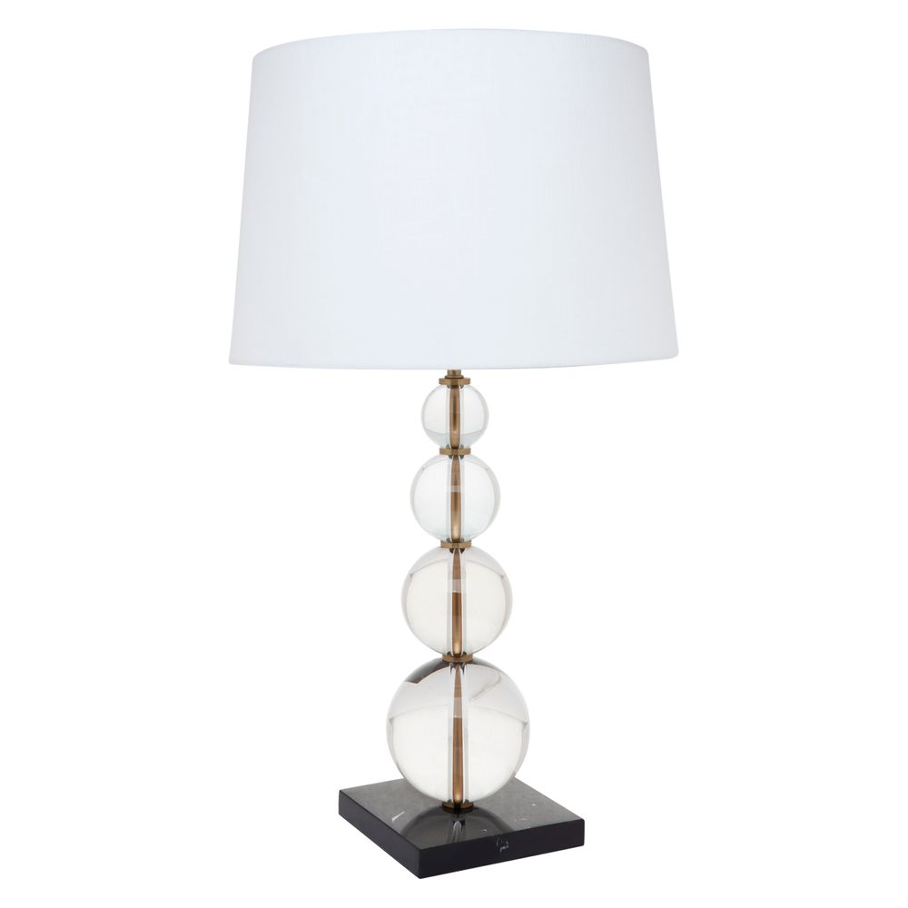 Gabrielle Table Lamp Gold Base With White Shade - B11757