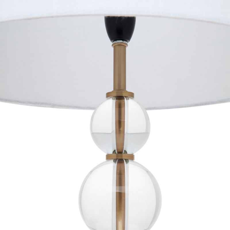 Gabrielle Table Lamp Gold Base With White Shade - B11757
