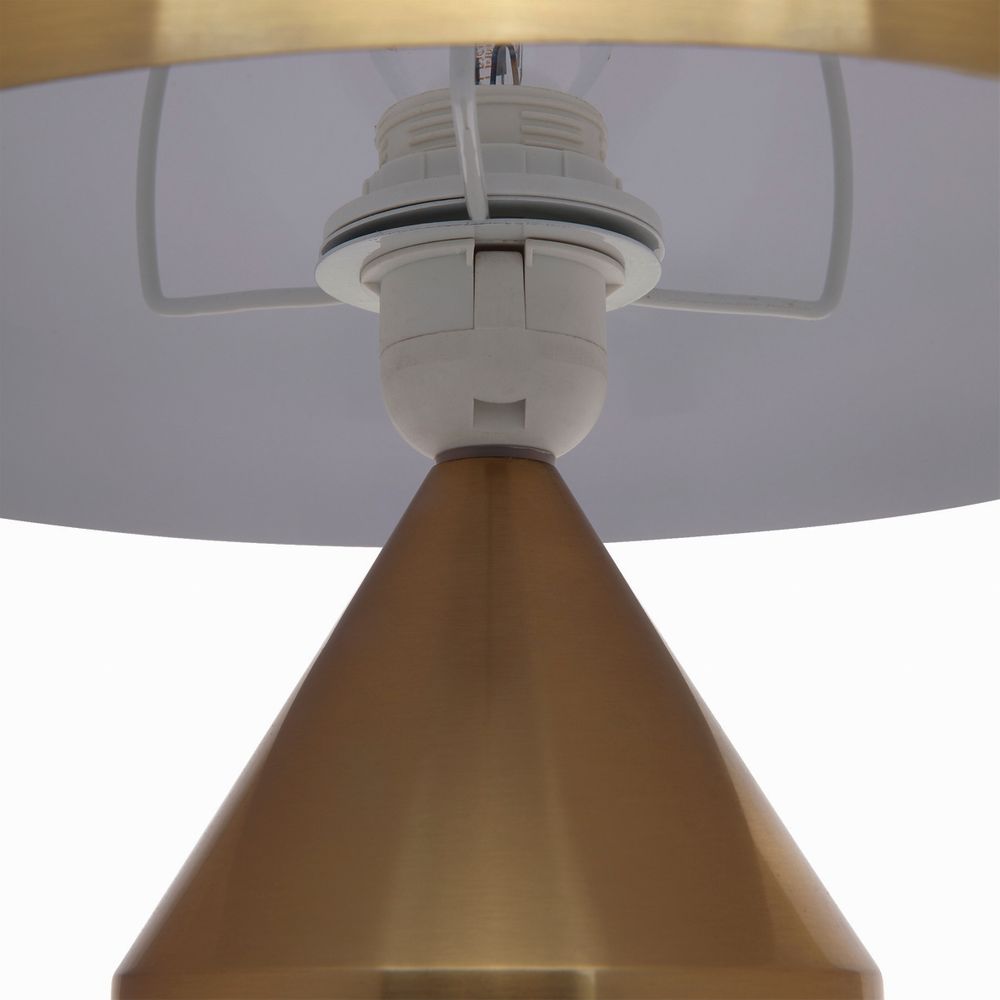 Ajay Table Lamp Matt Brass - 12291