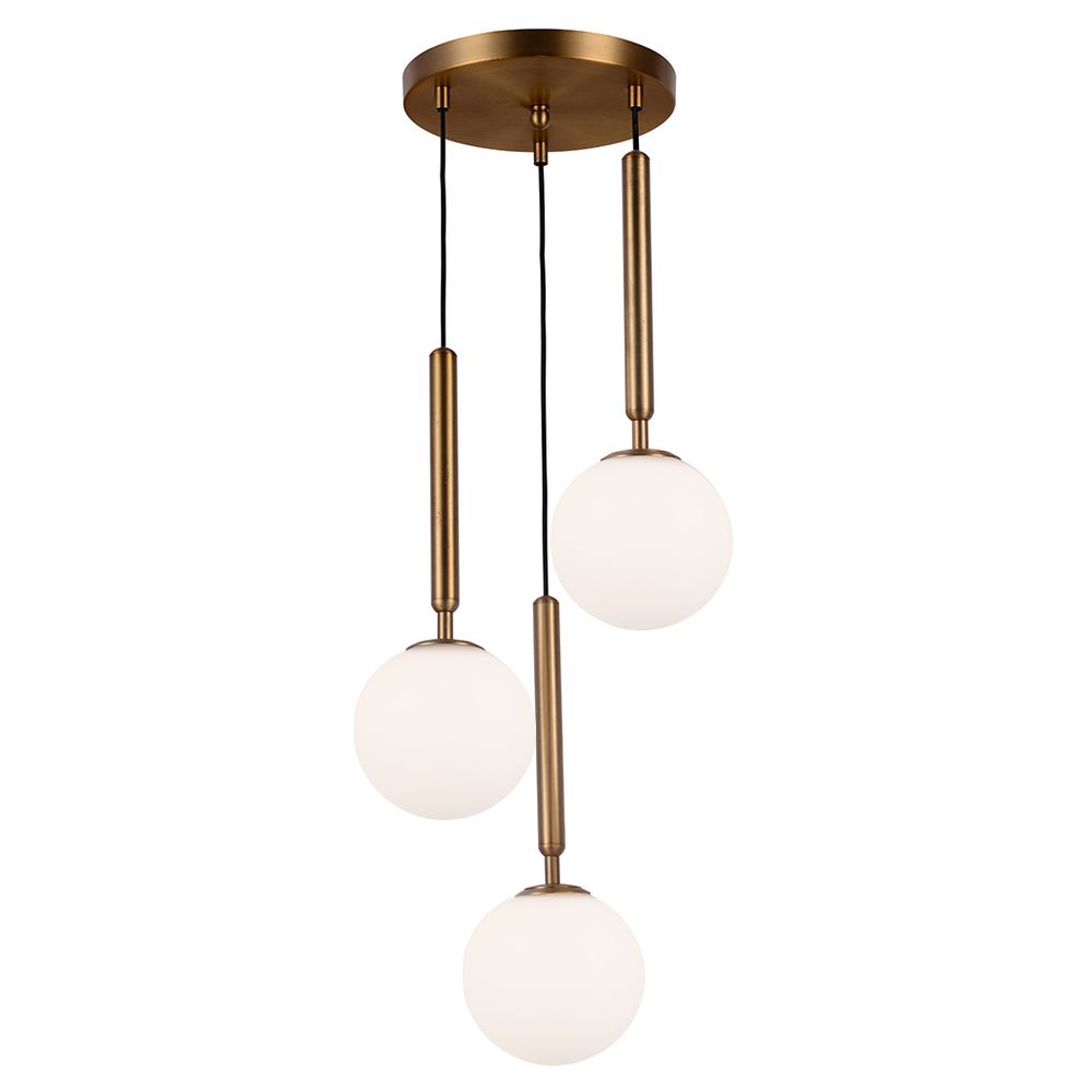 Chapel Pendant Light Brushed Brass - 20799