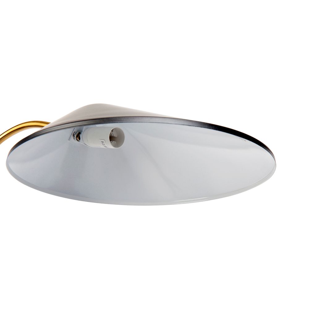 Kenya Floor Lamp Black & Brass - 12317