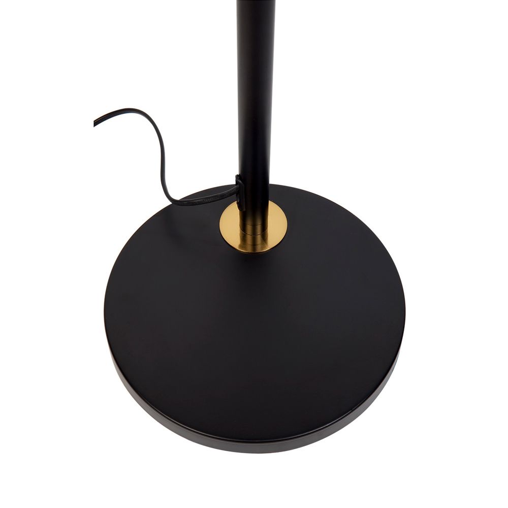 Kenya Floor Lamp Black & Brass - 12317