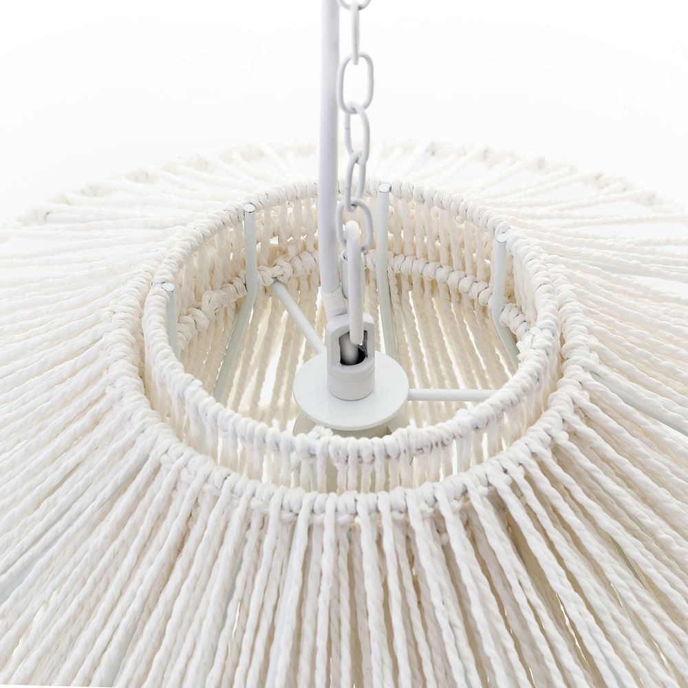 Solana Pendant Light White - 20797