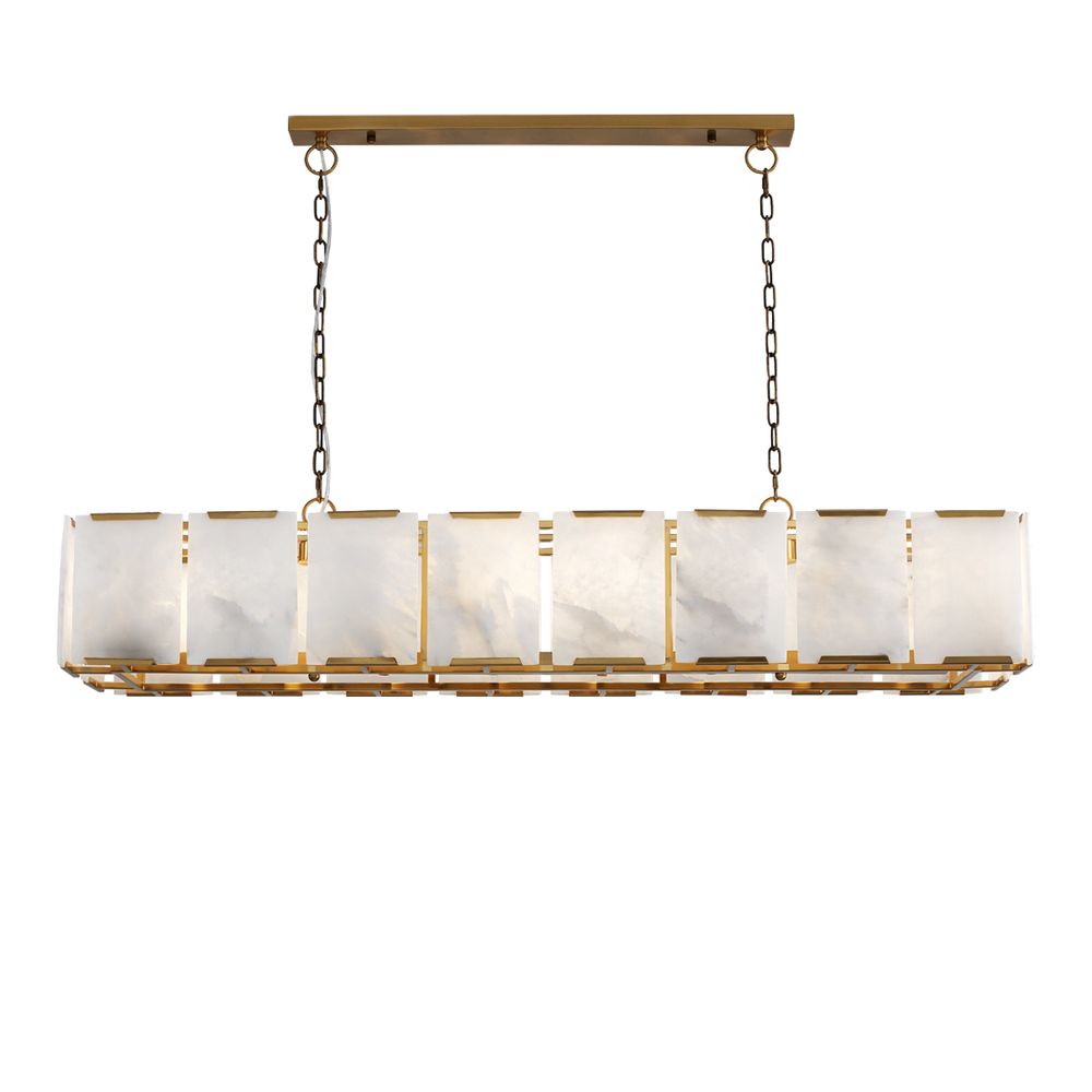 Florence Linear Pendant Light Antique Brass - 20778