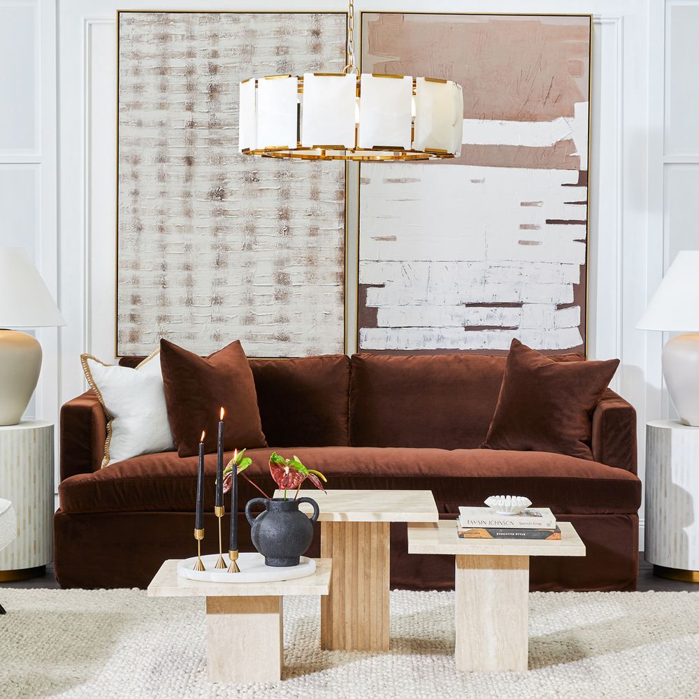 Florence Round Pendant Light Antique Brass - 20812