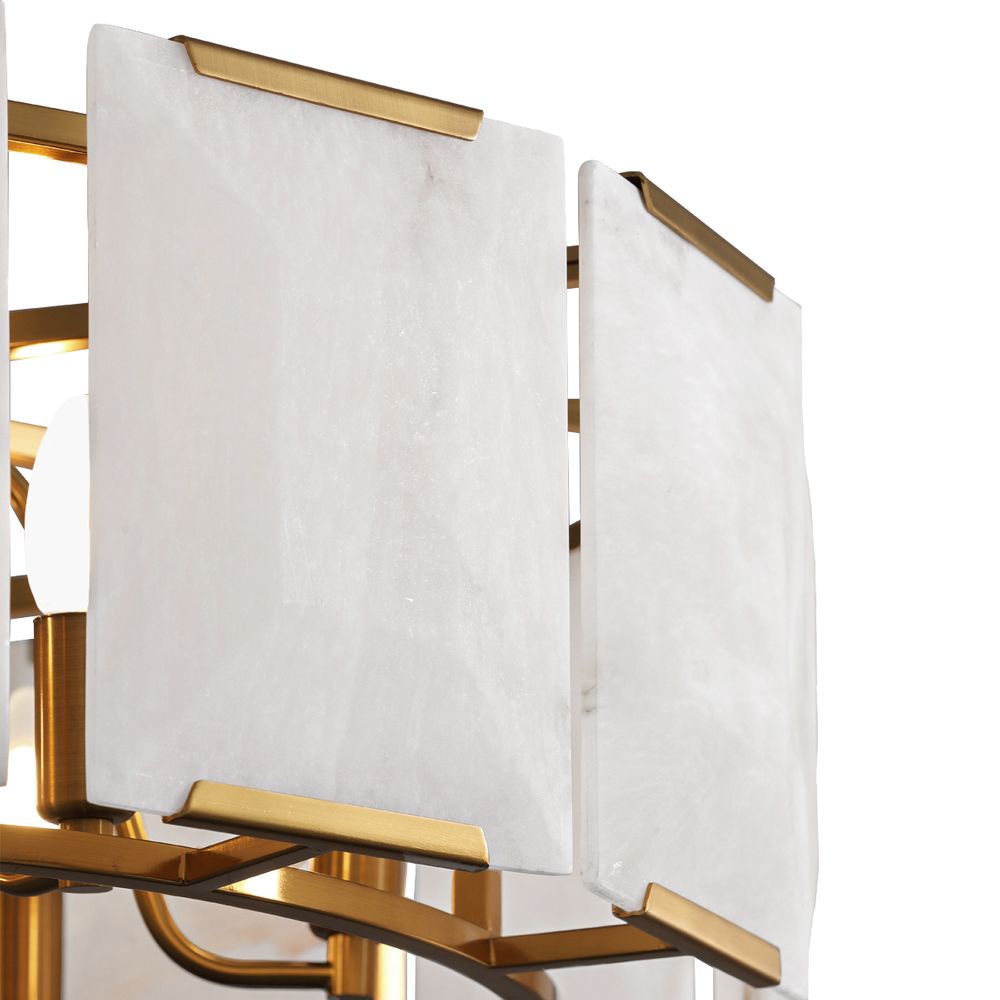 Florence Round Pendant Light Antique Brass - 20812