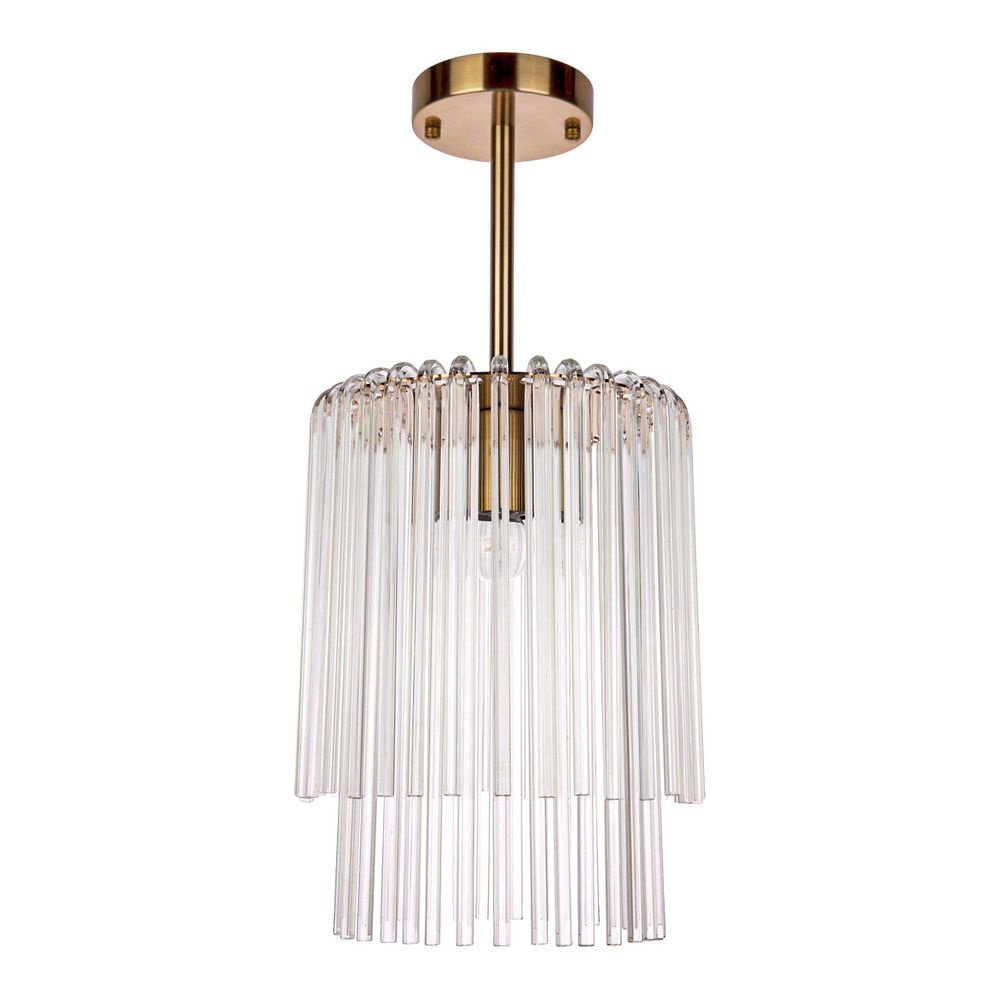 Zara Pendant Light Petite Brass - 20746