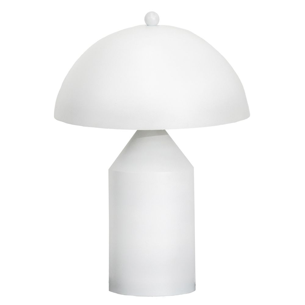 Lucas Table Lamp White Base With White Shade - 12384