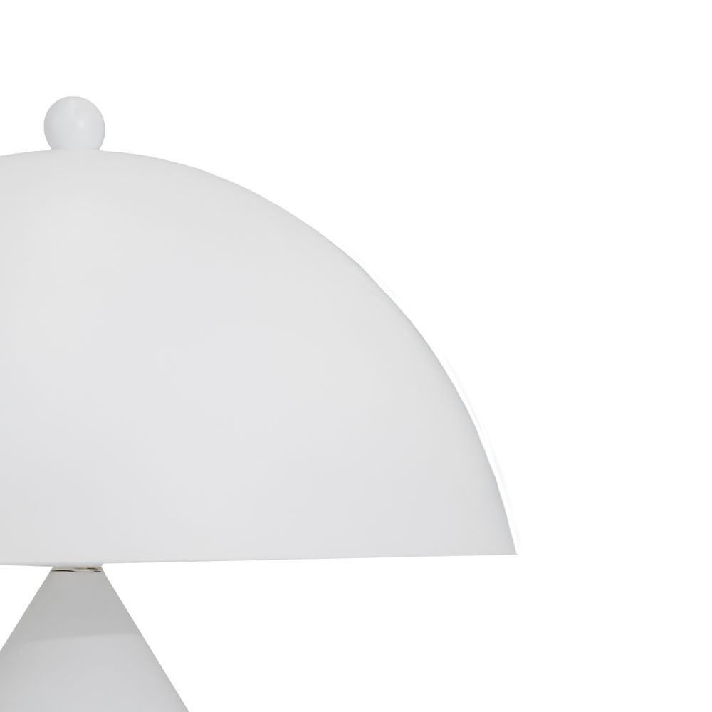 Lucas Table Lamp White Base With White Shade - 12384
