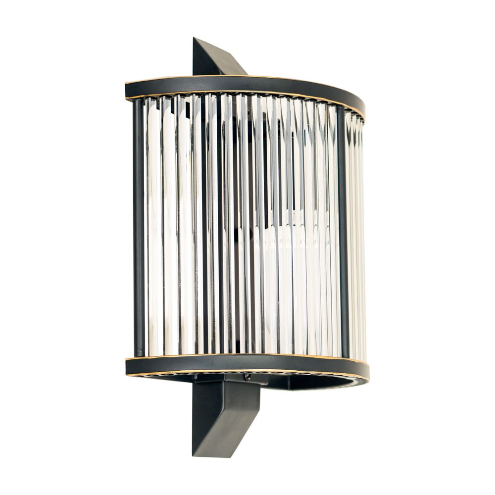 Hayworth Wall Light Antique Black - 20818