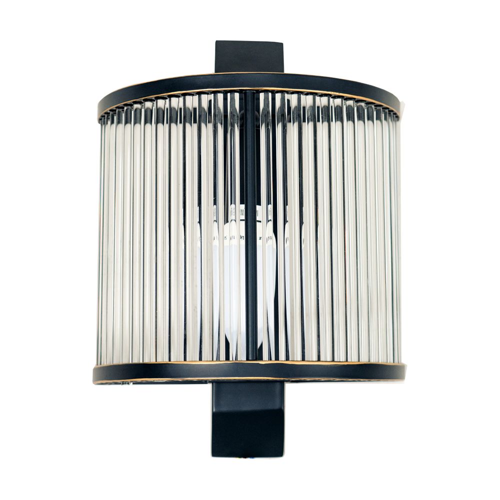 Hayworth Wall Light Antique Black - 20818