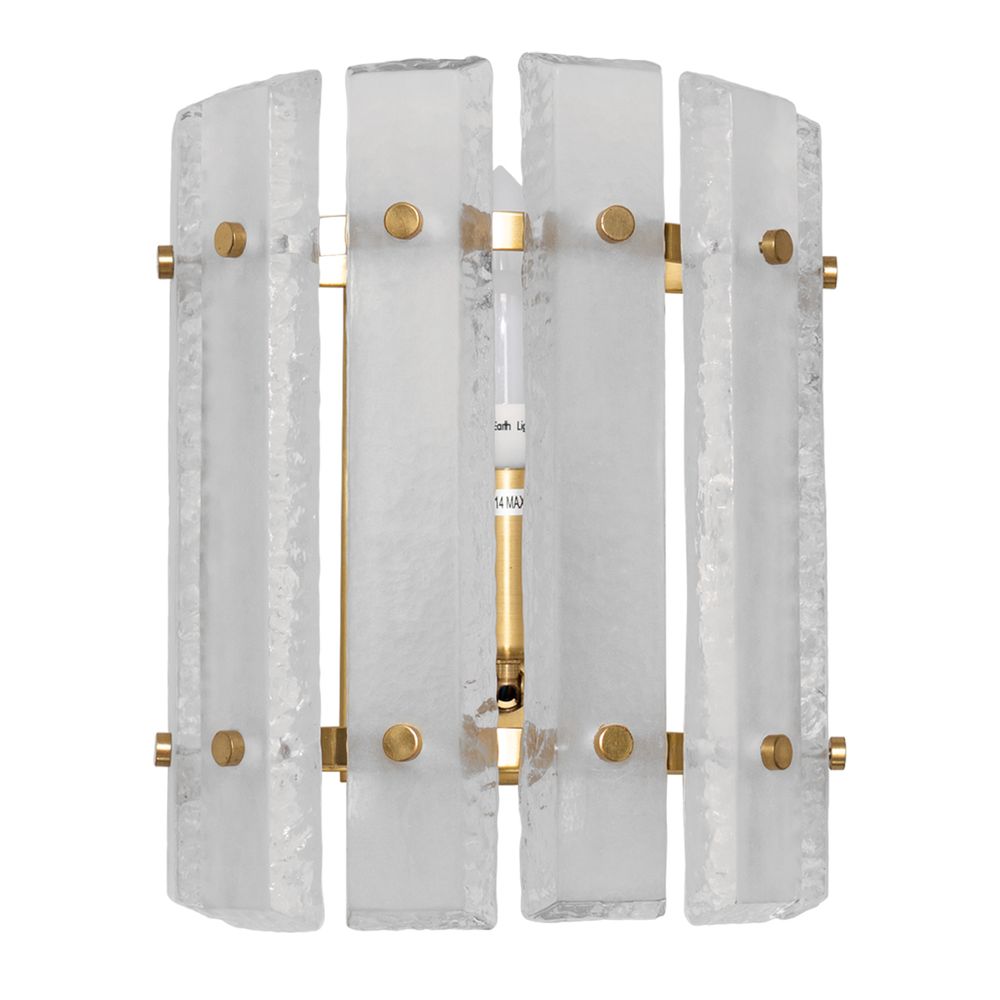 Longford Short Wall Light Antique Brass - 20838