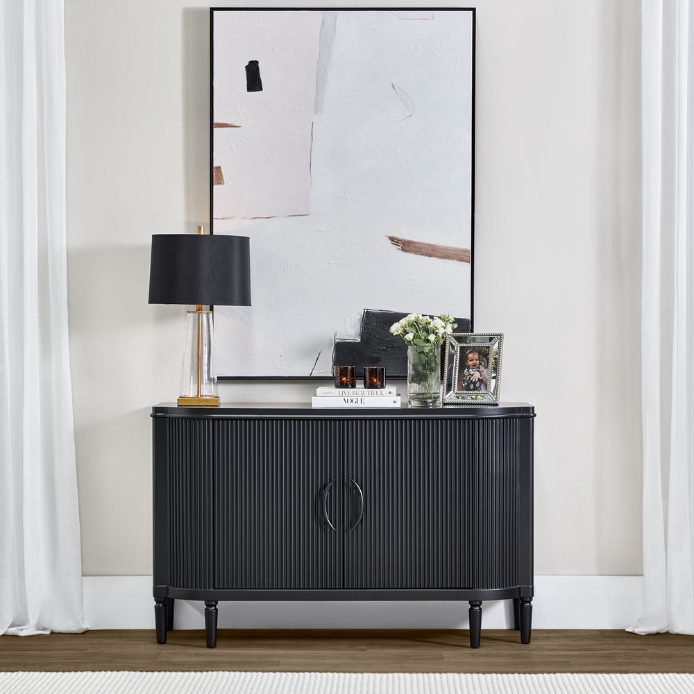 Aspen Table Lamp Antique Gold Base With Black Shade - 13324