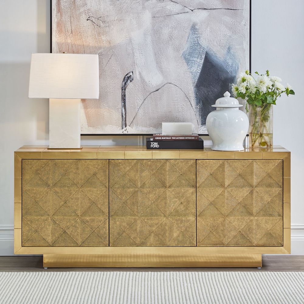 Dominique Table Lamp Brass Base With White Shade - 12255