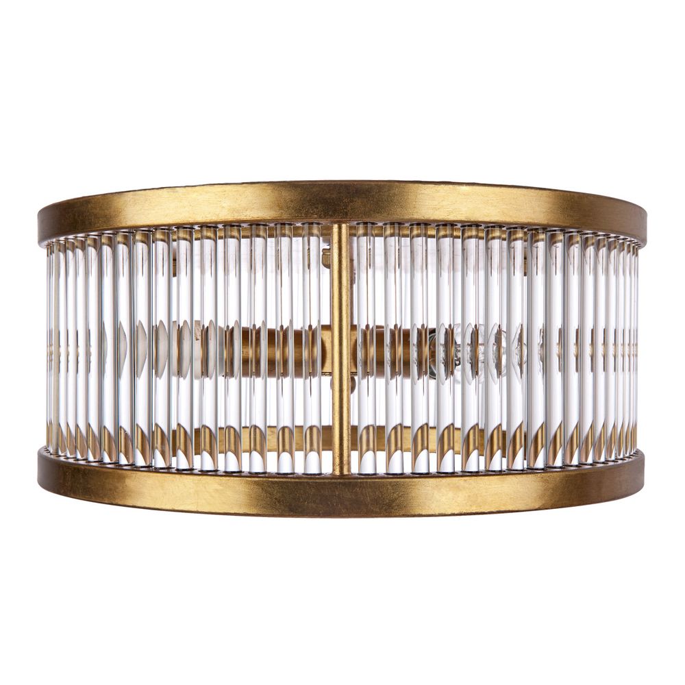 Francine Semi Flush Mount Light Antique Gold - 20737