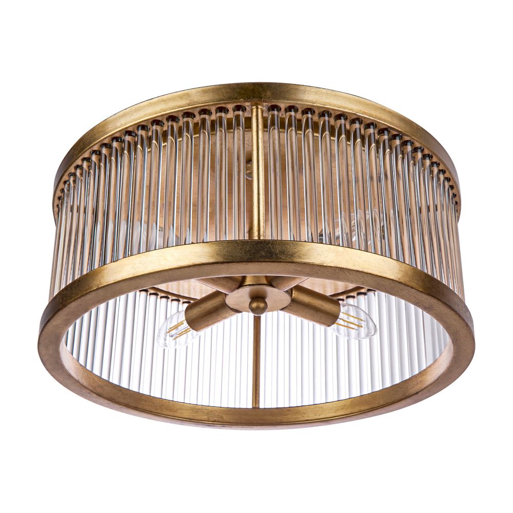 Francine Semi Flush Mount Light Antique Gold - 20737
