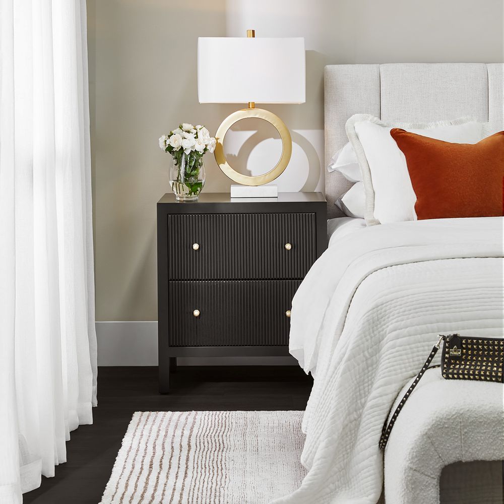 Olympic Table Lamp Gold Base With White Shade - 13342