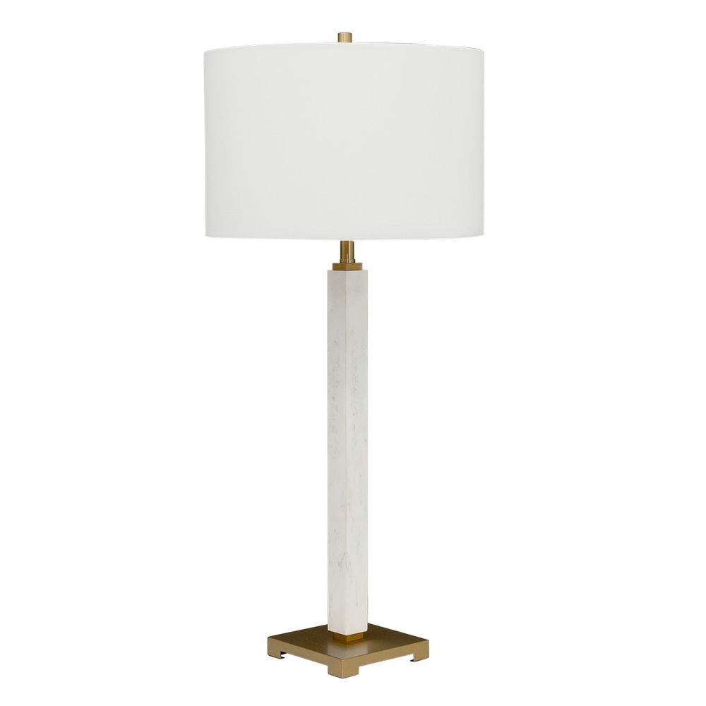 Essex Table Lamp White Base With White Shade - B12450