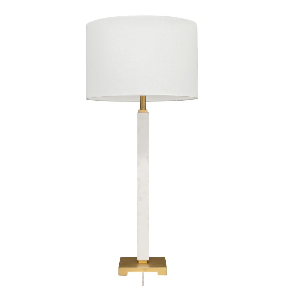 Essex Table Lamp White Base With White Shade - B12450