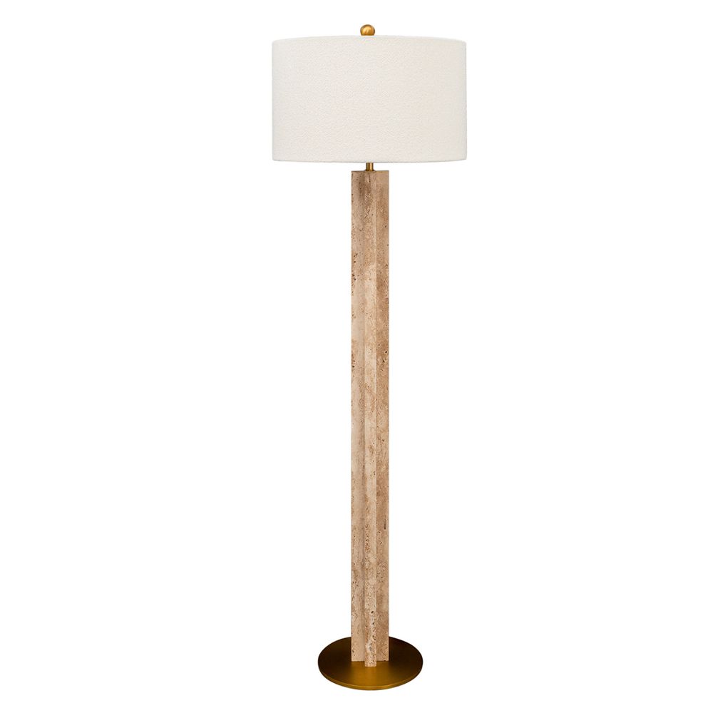 Munich Floor Lamp Brushed Gold - B12452