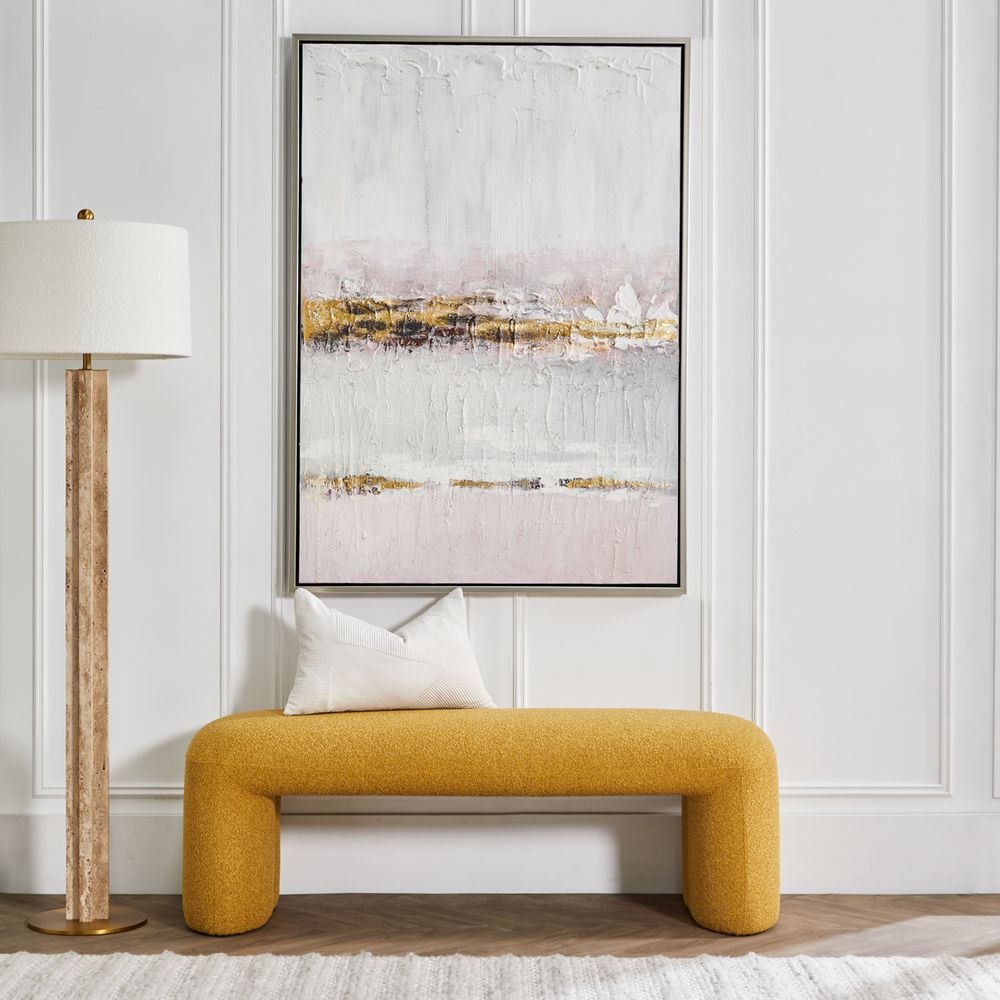 Munich Floor Lamp Brushed Gold - B12452