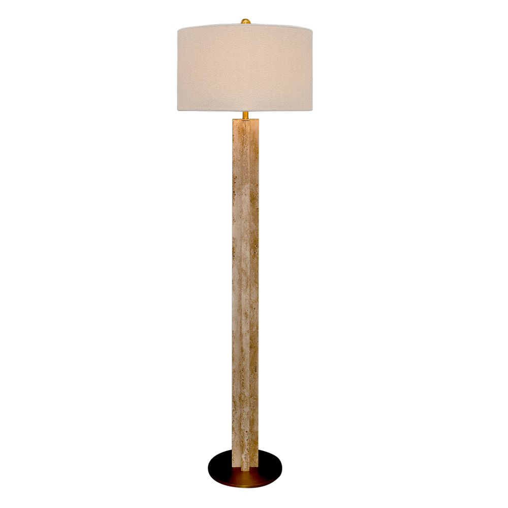 Munich Floor Lamp Brushed Gold - B12452