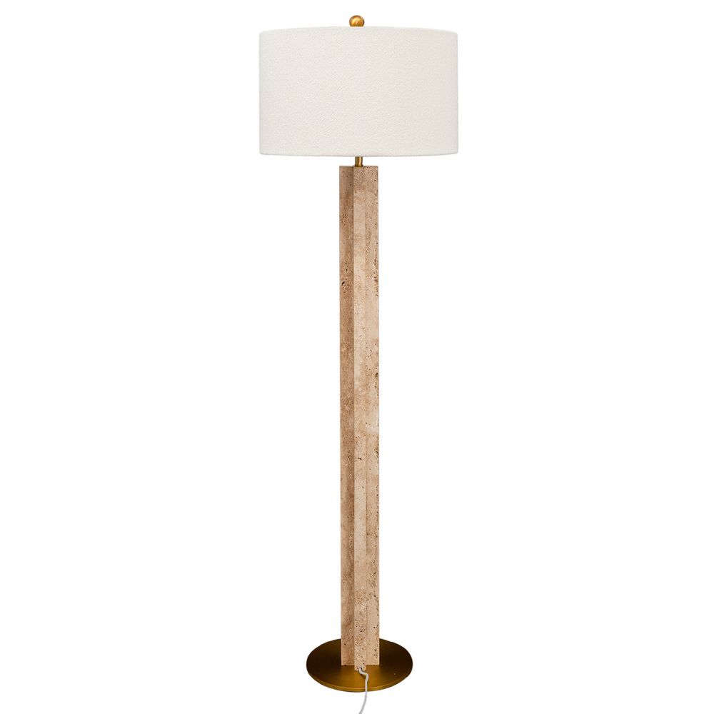 Munich Floor Lamp Brushed Gold - B12452