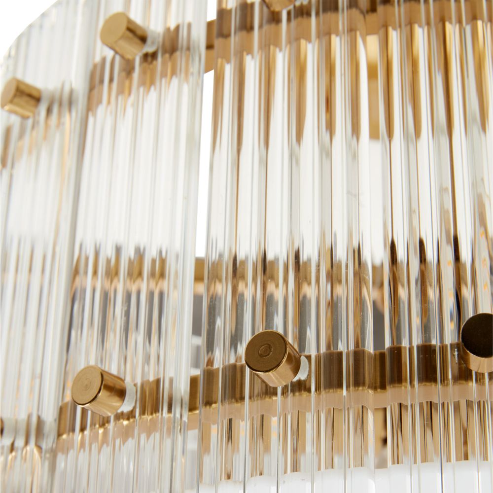 Paloma Semi Flush Mount Light Brushed Gold - 20862