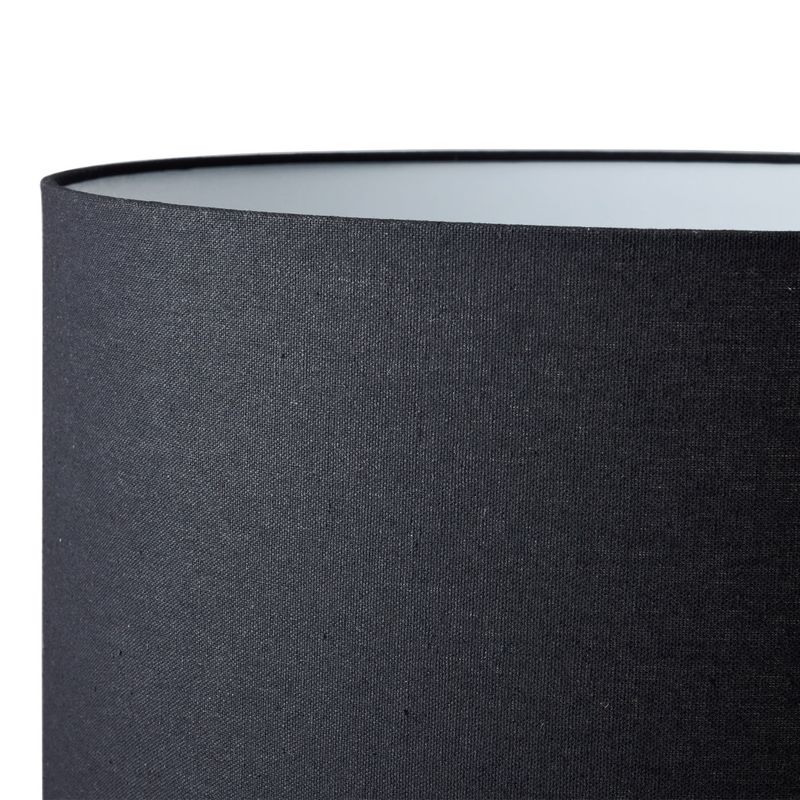 Mendoza Table Lamp White Base With Black Shade - 12491