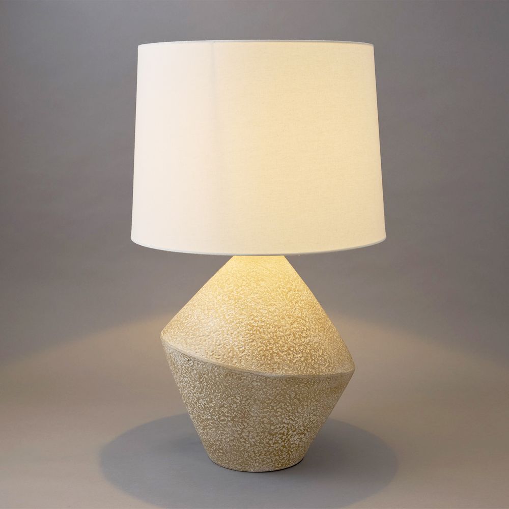 Cordoba Table Lamp Sand Base With White Shade - 12463