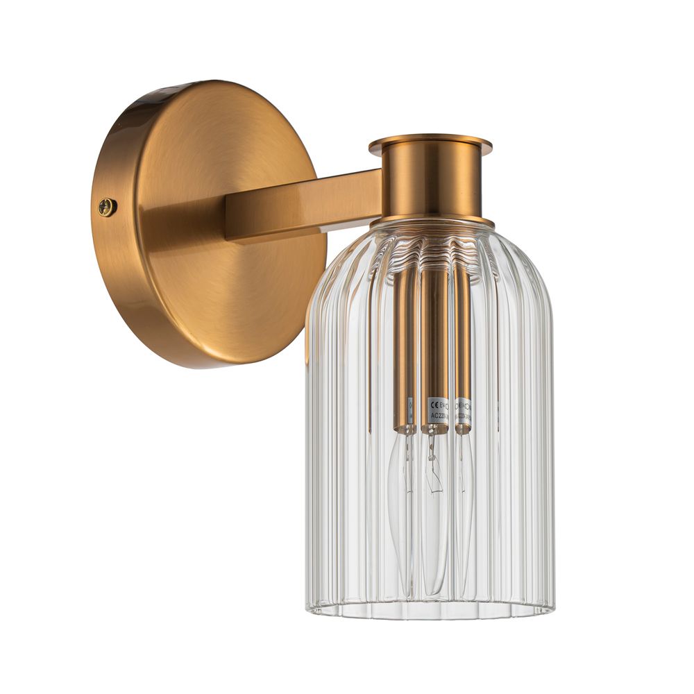 Charlize Wall Light Brushed Brass - 20903