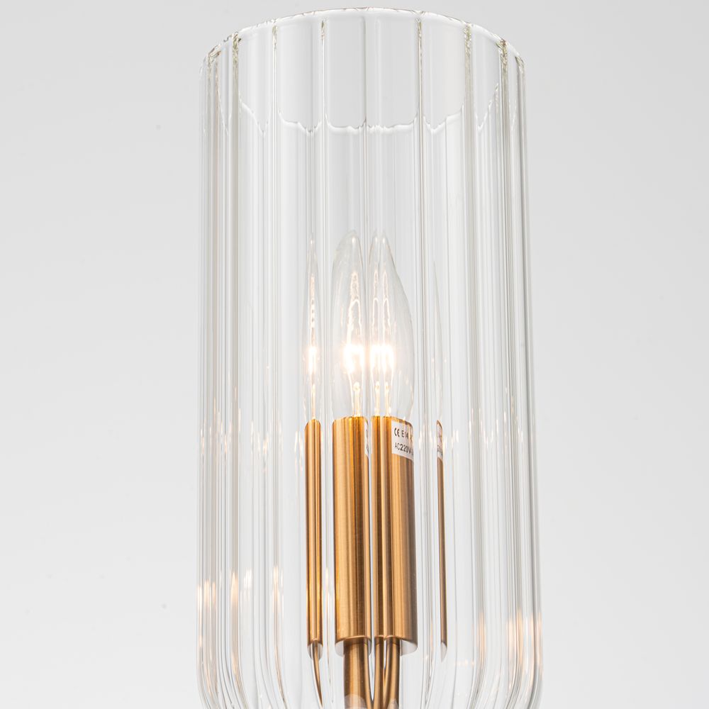 Hepburn Medium Pendant Light Brushed Brass - 20905
