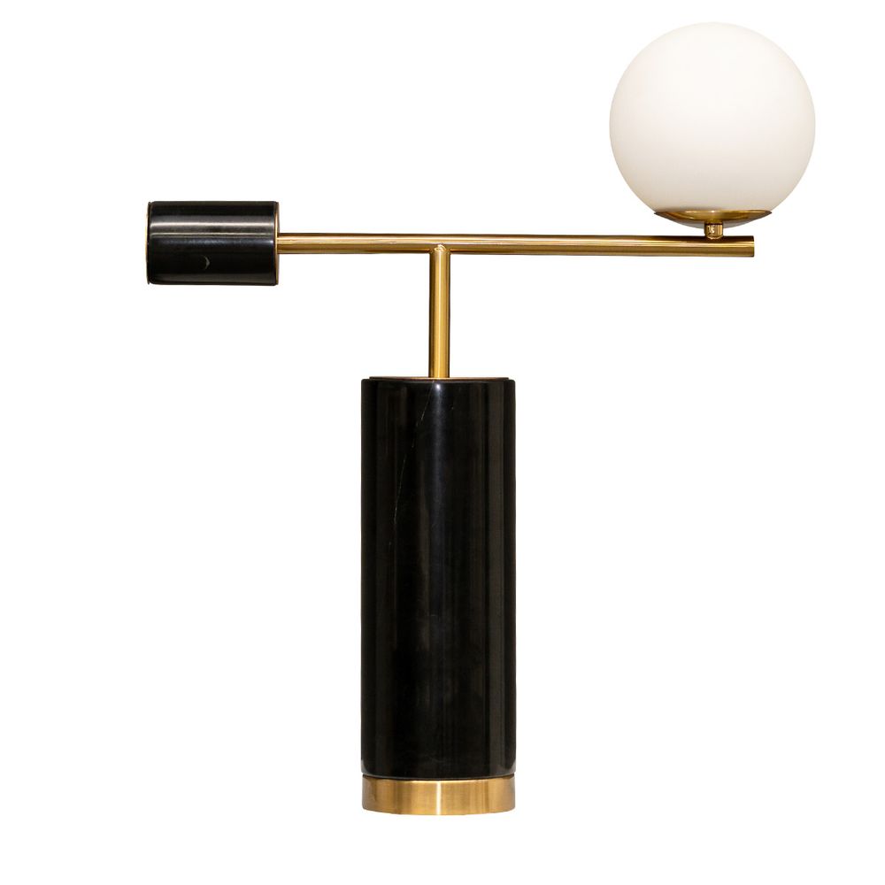 Zamora Table Lamp Brass & Black - 12414