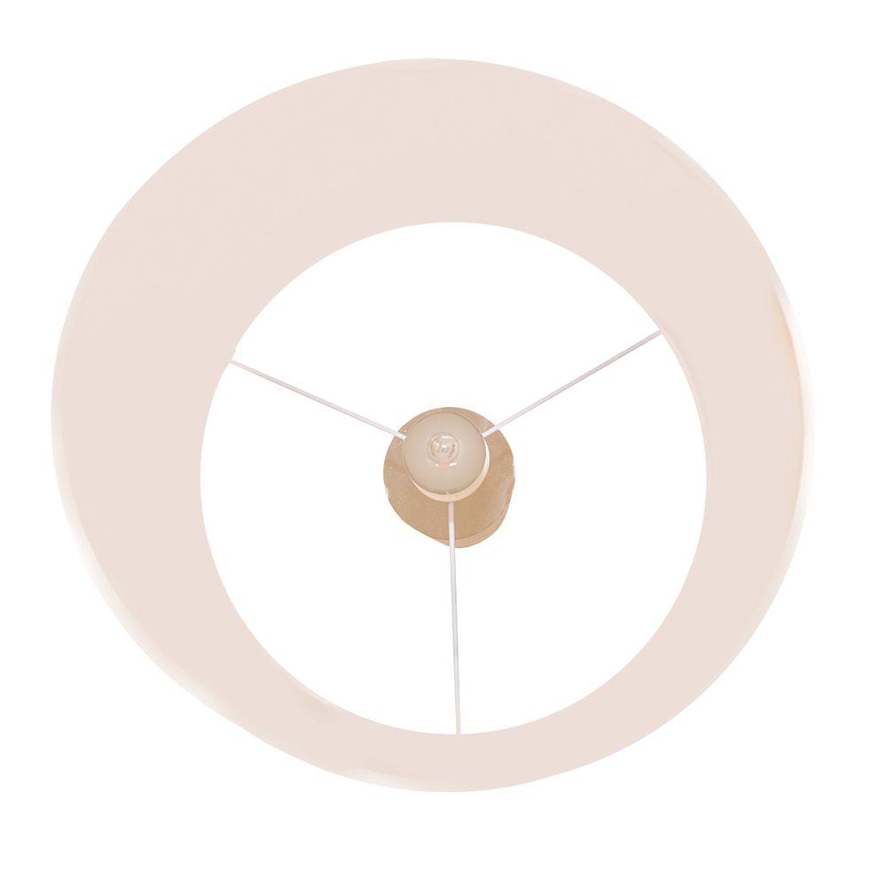 Kolari Table Lamp Brass Base With White Shade - B12413