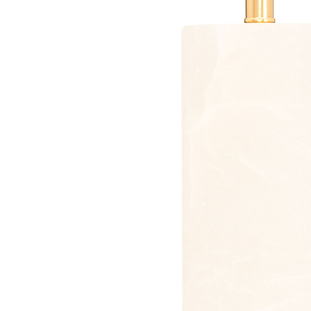 Kolari Table Lamp Brass Base With White Shade - B12413