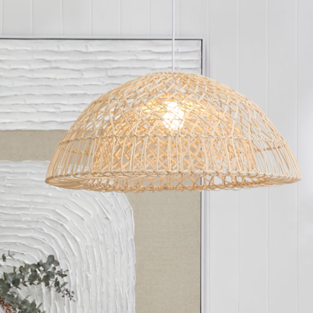 Longport Rattan Dome Pendant Light - 20791