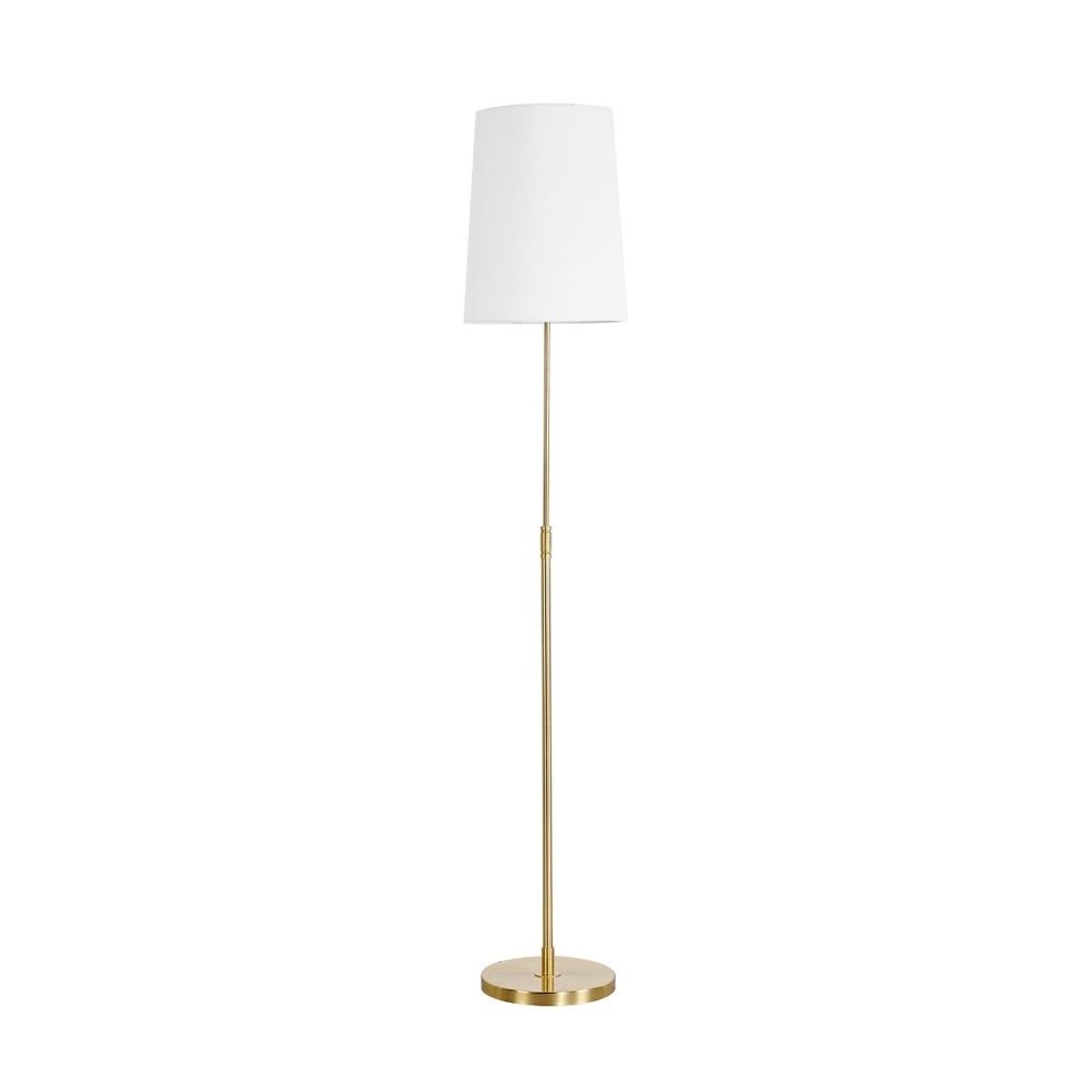 Surrey Floor Lamp Brushed Antique Brass - 12499