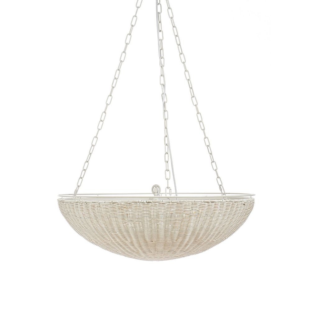 Cali Rattan Pendant Light White - 20877