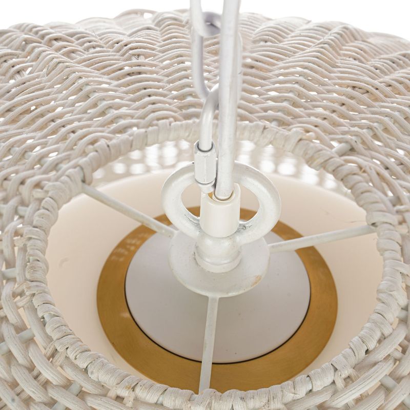 Fortaleza Medium Rattan Pendant Light White - 20908
